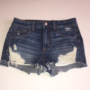 American Eagle Distressed Denim Shorts